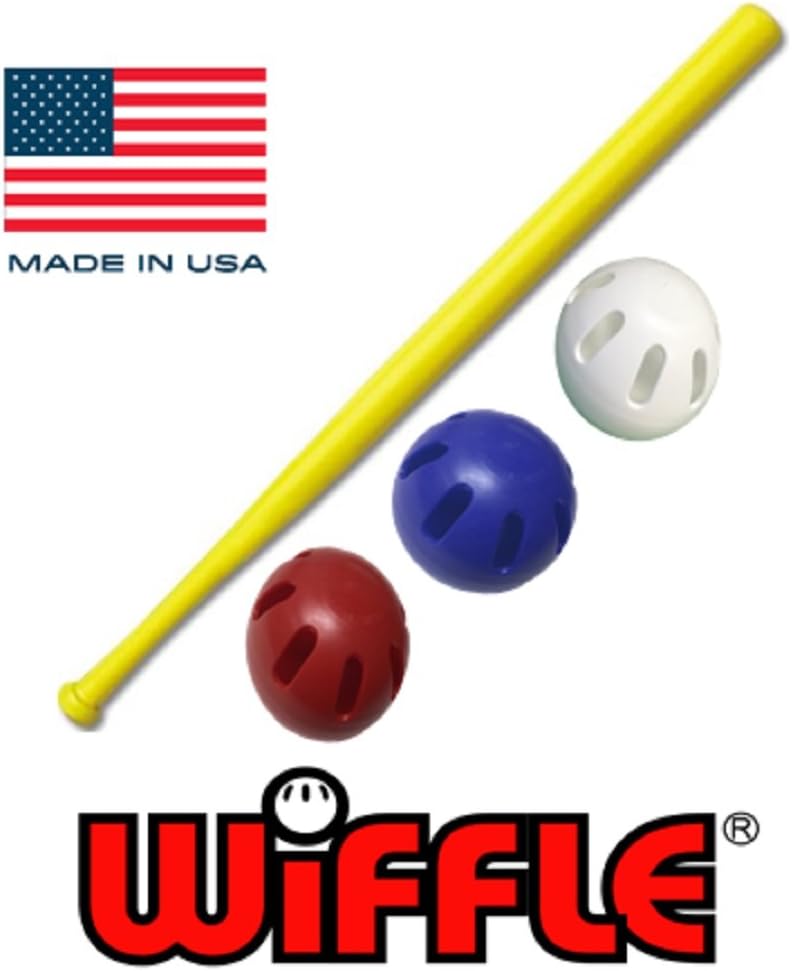 WIFFLE ® Ball U.S.A Set - 32" ® Bat with Red, White, and Blue Official Balls - 4 Pack Now Includes Our Dare to Soar® Wristband! - Image 3